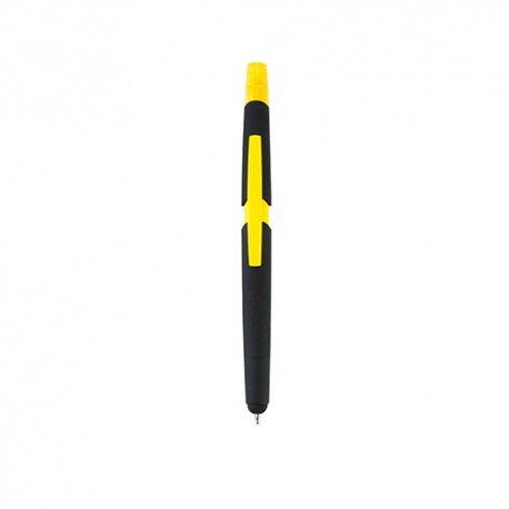 Gadżety firmowe dla najmłodszych długopis z touchpenem i zakreślaczem